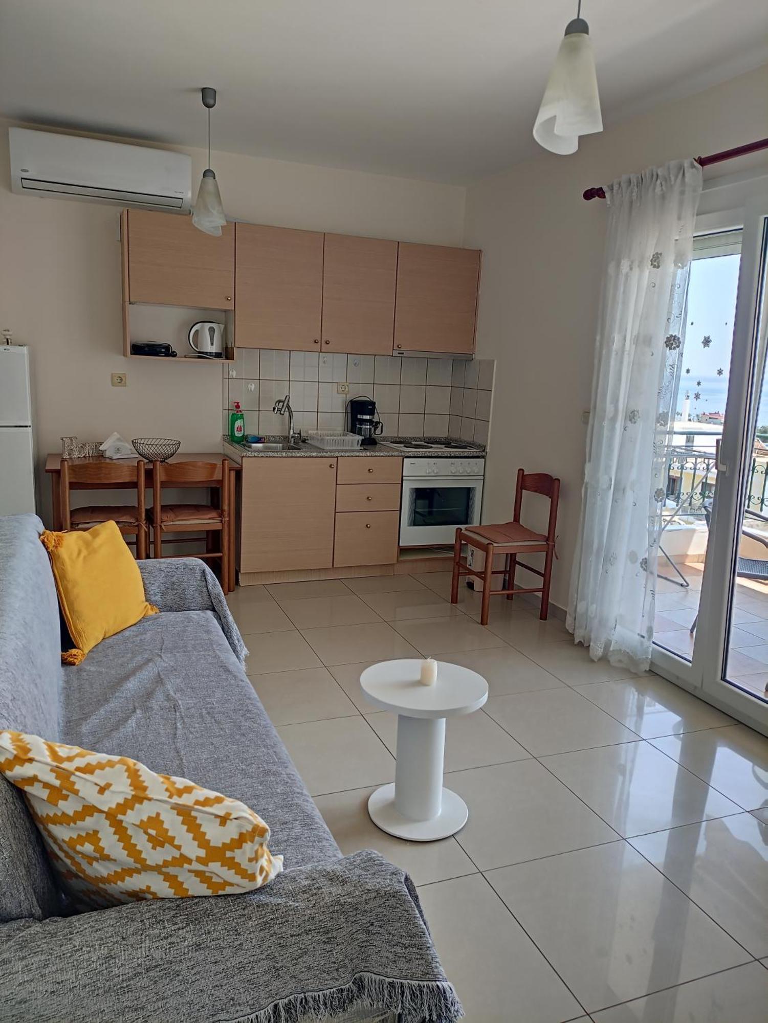 شقة Evris House Panoramic Sea View كافالا المظهر الخارجي الصورة